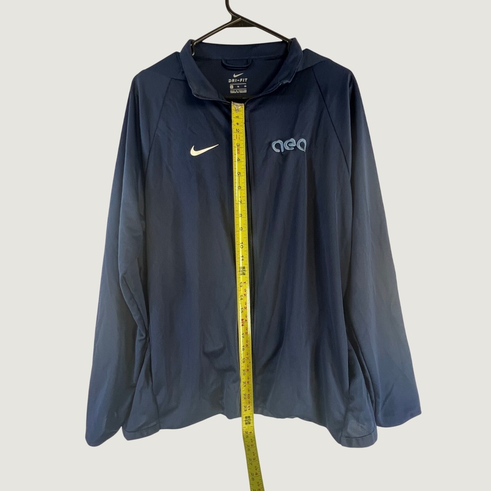 Nike Dri-FIT Mens XL Navy Blue AEA Full Zip Track Jacket CN9520-419 New - Picture 6 of 11